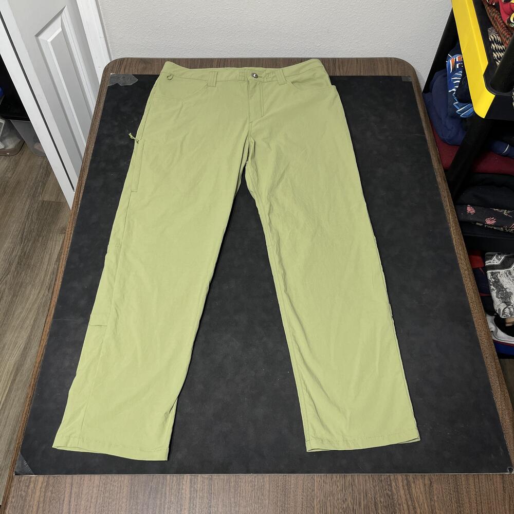 Patagonia Pants Men 34x30 Green Stretch Chino Lightweight Hiking Travel capeline